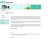 Tablet Screenshot of fwdchem.com